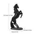 thumbnail image 6 of Handmade Resin Horse Statue 13" - Unique Desktop Ornament, White Elephant Gift for Adults & Women, 6 of 8