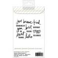 thumbnail image 2 of Heidi Swapp Minc Clear Stamps 14/Pkg-Sentiments, 2 of 2
