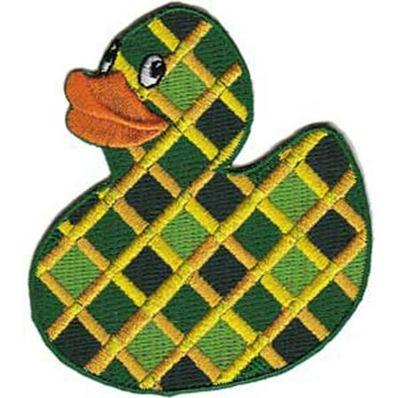 - Patch - Animals - Checks Rubber Ducky Iron On Gifts New Licensed p-3732