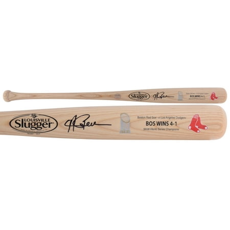Andrew Benintendi Boston Red Sox 2018 MLB World Series Champions Autographed Louisville Slugger Blonde Logo Bat - Fanatics Authentic