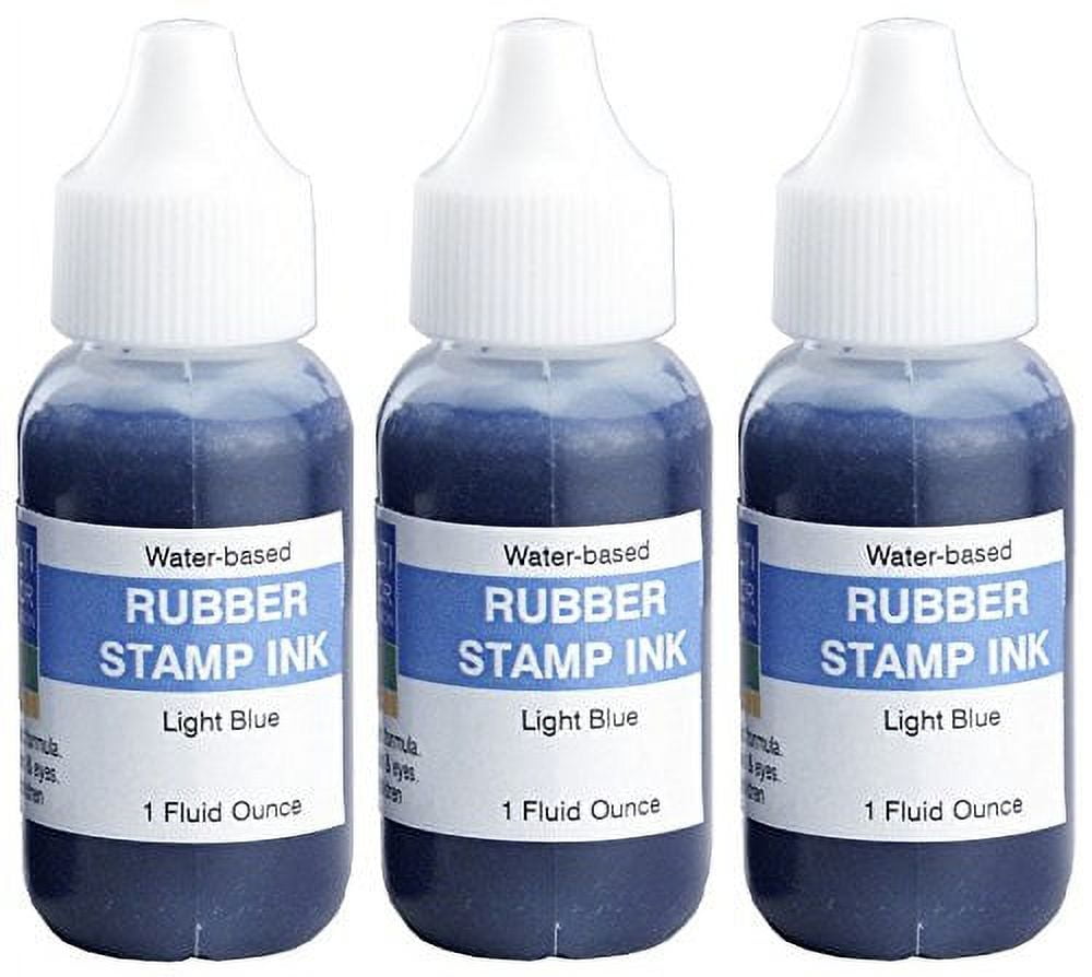 Infusion 8" x 12" Extra Large Industrial Stamp Ink Pad, Your Go to Large Stamp Ink Pad for Bright Color, Even Coverage and Durability, Light Blue Stamp Pad