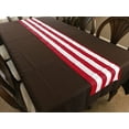 thumbnail image 3 of Cotton Print Table Runner 2 Inch Wide Stripes Red, 3 of 4