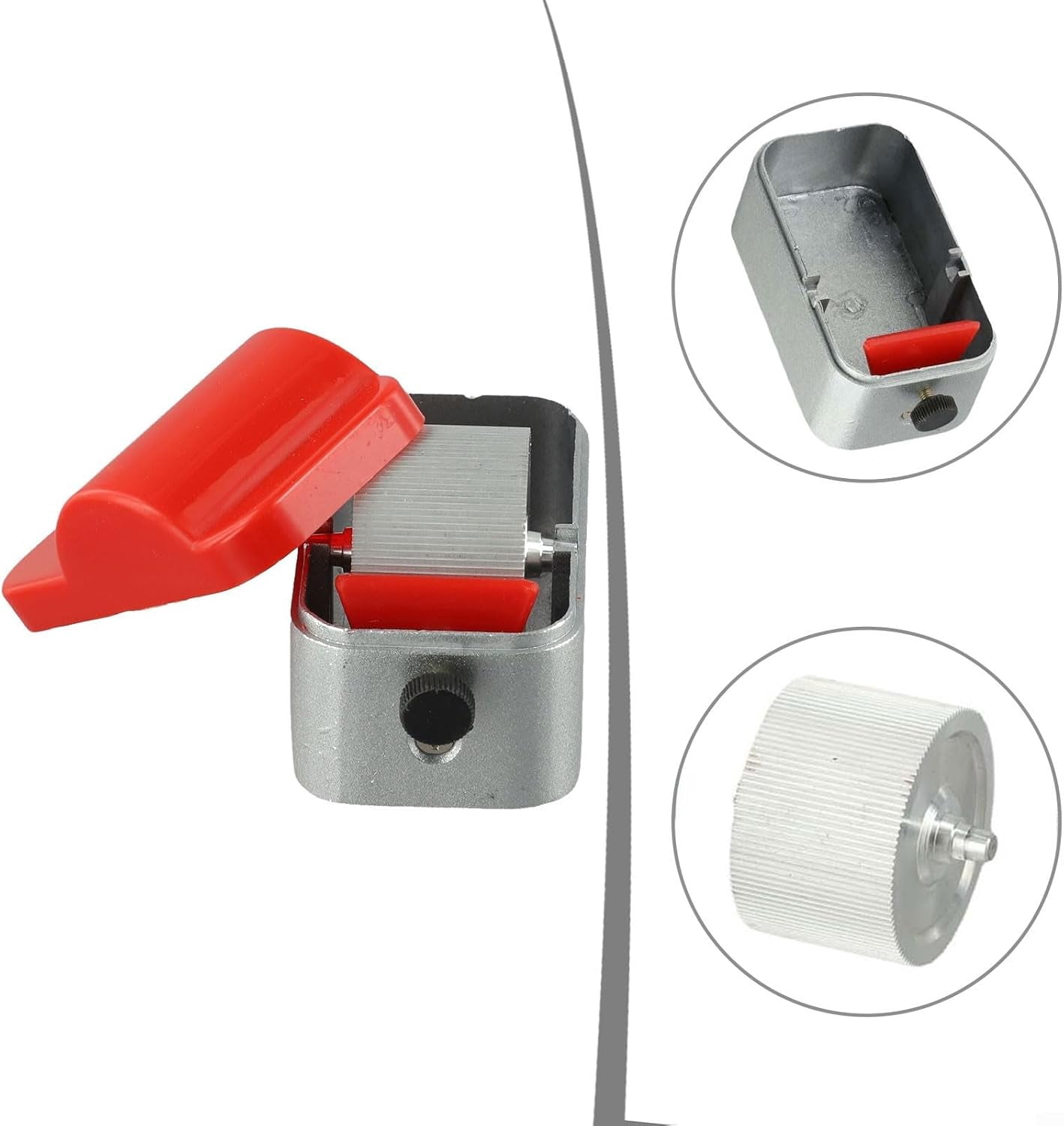 ABPETE Oiling Made Easy Heavy Duty Metal Bucket Tool,Professional Leather Oil Applicator for All Types of Leather Crafts, Essential Leather Care and Maintenance Equipment