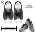 thumbnail image 3 of Luxtrada 1Pair Easy No Tie Elastic Shoe Lace Silicone Trainers Shoes Adults Shoelaces (Multi-color), 3 of 9