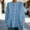 Shirts-Light Blue, variant on Gamivast Linen Shirt Women Loose Button Down Long Sleeve Stand Collar Pleated Blouses Holiday Beach Solid Tops Summer Going out outfits 2026