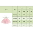 thumbnail image 3 of Douhoow Easter Baby Girls Bunny Romper Dress Summer Sleeveless Ribbed Tulle Patchwork Romper 0-24 Months, 3 of 9