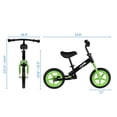 thumbnail image 2 of Kids Balance Bike with Non-slip Handlebar and Comfortable Seat for Age 2-5 Years Old, Green, 2 of 7