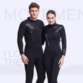 thumbnail image 2 of Toystoory Trajes de neopreno de 5MM, traje de buceo, pantalones largos de manga larga, traje de Surf con protección para buceo, esnórquel, surf, Deportes acuáticos Mujer/Negro SG Toystoory OD003704-12, 2 of 6