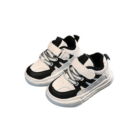 

Woobling Kids Running Shoes Toddler Boys Girls Comfortable Sneakers Non-Slip School Sports Shoes Black 6.5C
