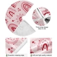 thumbnail image 2 of FMSHPON Valentines Mother's Day RainbowsHearts Xmas Christmas Tree Skirt Stand Mat for Holiday Party Decoration Indoor Outdoor 36 inches, 2 of 6