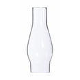 thumbnail image 1 of B&P Lamp Chimenea de lámpara de vidrio transparente de 2 5/8 pulgadas por 8 1/2 pulgadas con bulto de diámetro exterior de 3 5/8 pulgadas para lámparas de estilo antiguo y vintage, 1 of 8