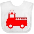 thumbnail image 3 of Inktastic Cute Red Firetruck Boys or Girls Baby Bib, 3 of 4