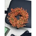 thumbnail image 7 of Nkmbld Fall Wreath for Front Door, Harvest Autumn Wreath for Indoor Outdoor Wall Porch Window Halloween Thanksgiving Day Farmhouse Holiday Decor, 7 of 7