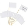 Cupcake Toppers Mini Blank Toothpick Flags Blank Flag Design Party Toothpick Flag Party Supplies (Khaki) 100pcs/ 1 Set Pirate Ornament