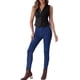 thumbnail image 2 of CHALECO INSPIRADOR CHIC para Mujer de Ante Sintético con Escote en V y Botones, Chaqueta Casual Sin Mangas Negra XS, 2 of 5