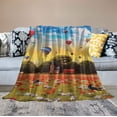 thumbnail image 2 of HENGT  Extra Soft Throw Blanket - Queen Size for Couch, Sofa or Bed, Cozy, Fluffy and All-Season, Decorative Blanket for Kids' Birthday Gifts, Silky and Warm, 2 of 6