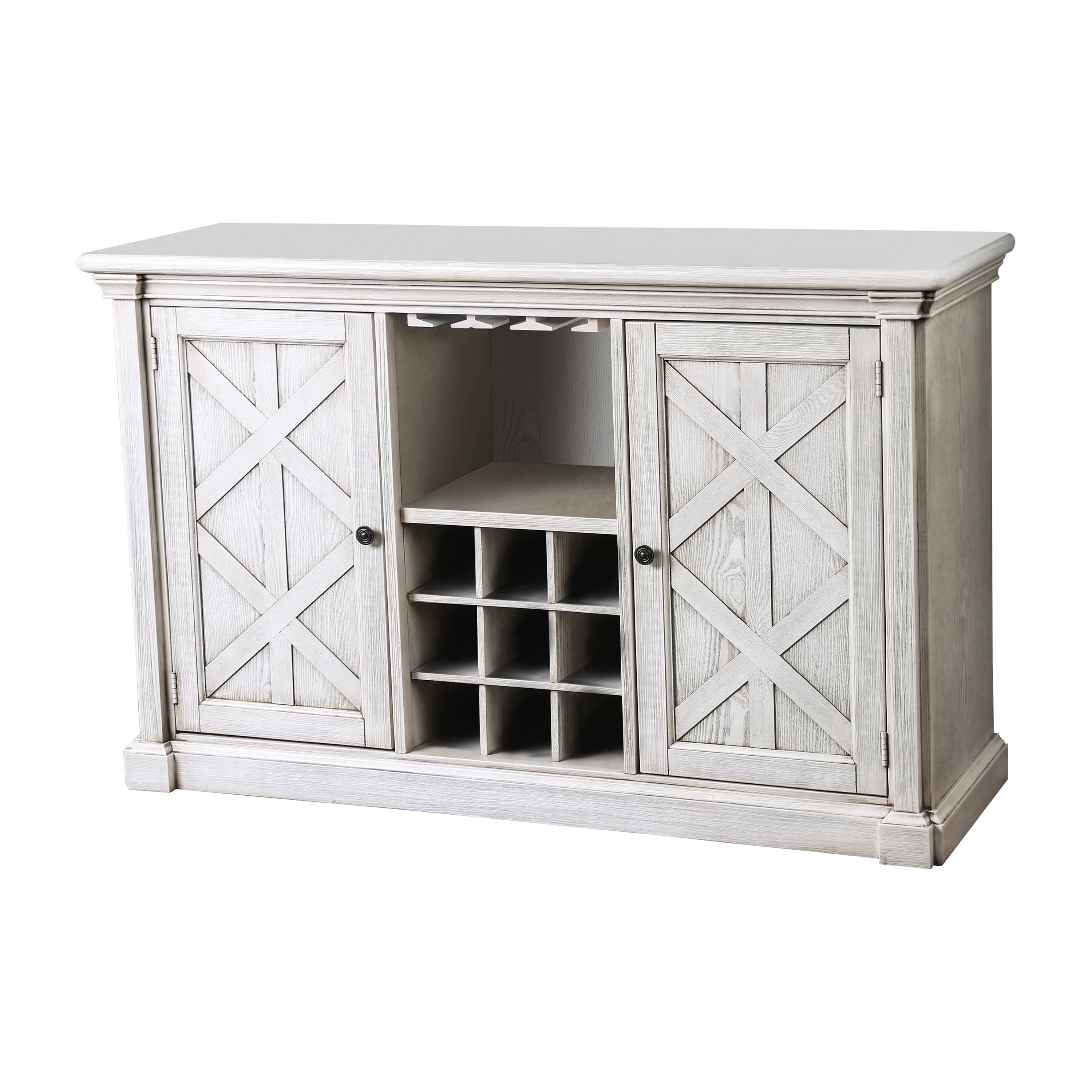 white farmhouse buffet server