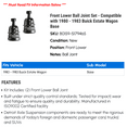 thumbnail image 2 of Front Lower Ball Joint Set - Compatible with 1980 - 1983 Buick Estate Wagon Base 1981 1982, 2 of 2