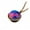 F, variant on under $10 Tanwpn Glow In The Dark Galaxy System Double Sided Glass Dome Planet Necklace Pendant