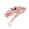 thumbnail image 3 of QIQUWOHUL Crystal Rhinestone Mini Hair Bow Barrettes Clip Designer Fashion Hair Accessories For Women Girls Cool Birthday Gift, 3 of 5