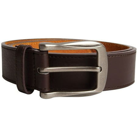 Duke Mens Harrison Large Buckle Leather Belt | Walmart Canada