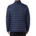 thumbnail image 3 of CHAQUETA PUFFER QUILTED CON CREMALLERA Y CUELLO ALTO PARA HOMBRE INSPIRAR CHIC COLOR SÓLIDO DE INVIERNO TAMAÑO S AZUL OSCURO, 3 of 6