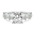 thumbnail image 4 of IGI Certified 2 Carat Radiant Shape Lab Grown Diamond Engagement Ring | 14K White Gold | Dorothea Side Stone Diamond Ring | FG-VS1-VS2 Quality Friendly Diamonds, 4 of 6