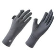 thumbnail image 5 of harayaa Sun Protection Gloves for Women Cooling Sun Gloves for Outdoor Fishing Beach Dark Gray, 5 of 9