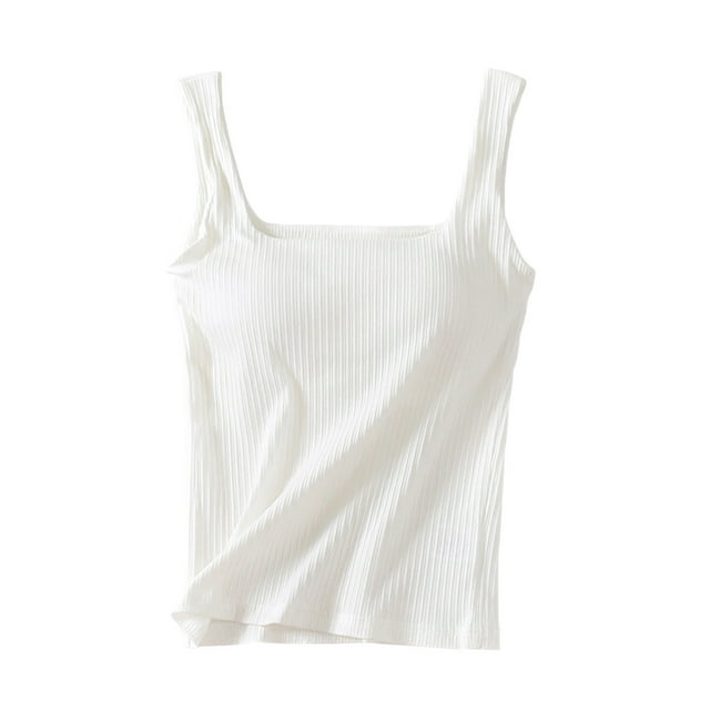 Bra Top Pajama Set for Women, Solid Color with Built-in Chest Pad, Wrap Front Design, Sleeveless, Polyester Fabric, for Daily Wear