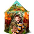 thumbnail image 4 of JoyStone Dinosaur Kids Play Tent, Discovery Dinosaur Pop up Tent, Indoor & Outdoor Playhouse Toys for Toddler Gift Boy & Girl, 4 of 9