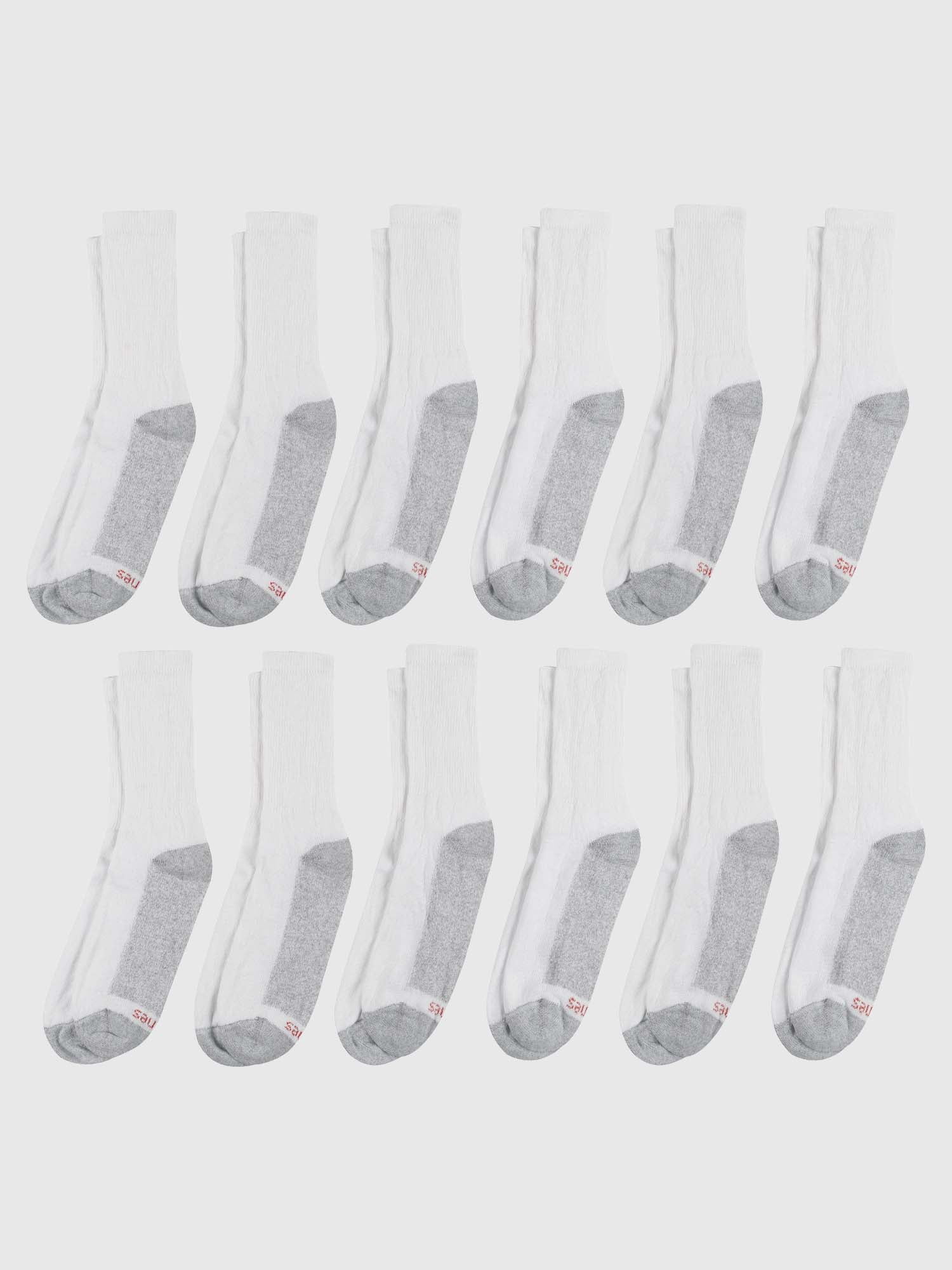 Hanes® Ultimate® Double Tough Crew Socks - Assorted White, M / 10 pk - Fred  Meyer