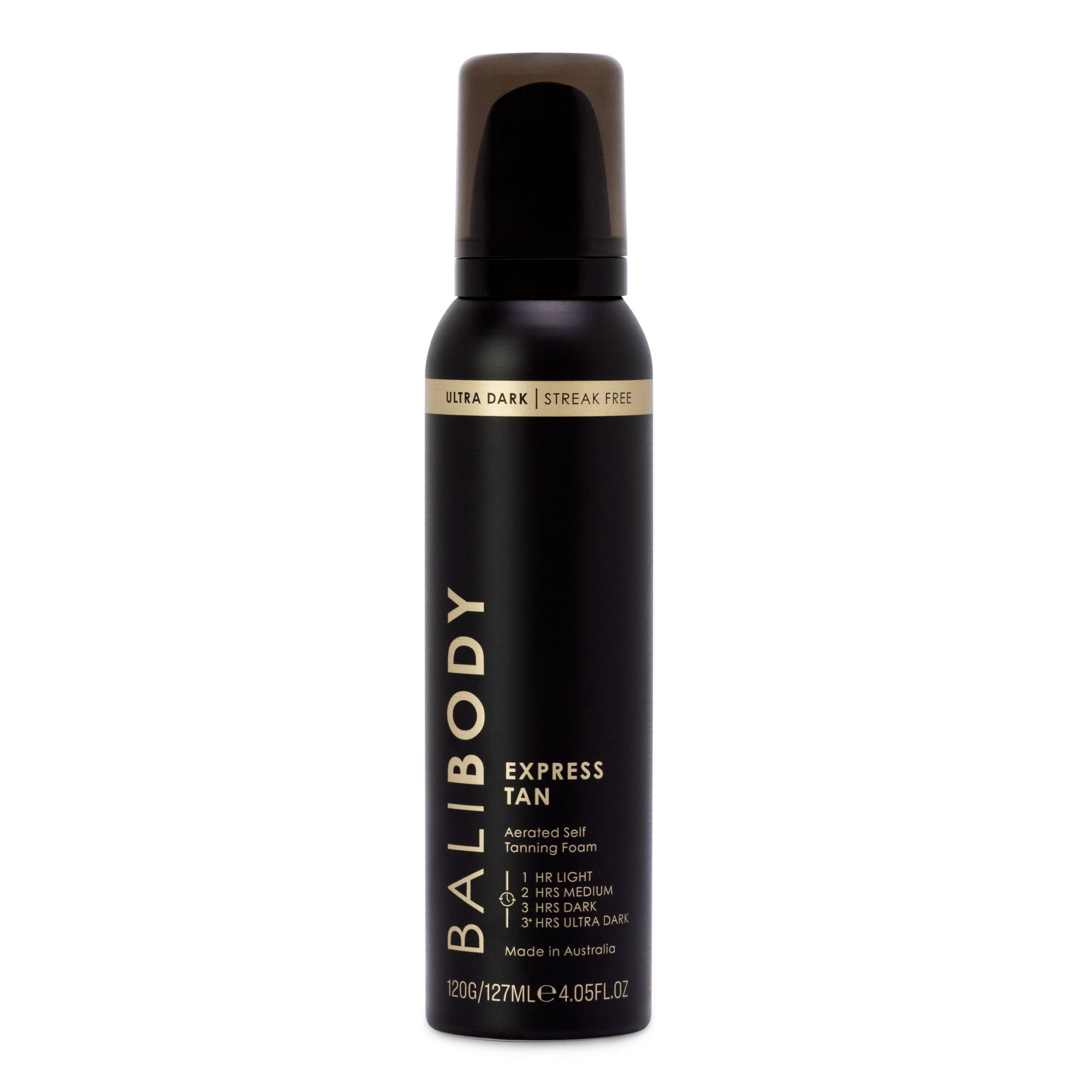 Bali Body Aerated Sunless Self Tanner Foam Express Tan Ultra Dark, 4.05 fl.oz