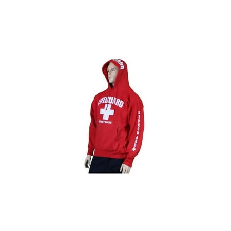 - Lifeguard Jersey Shore NJ Life Guard Sweatshirt Red Xl