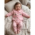 thumbnail image 5 of Loicainy Toddler Baby Girl Fall Outfits 3 6 9 12 18 24 Months 2T 3T Plaid Long Sleeve Tops and Ruffled Pants Clothes Set, 5 of 9
