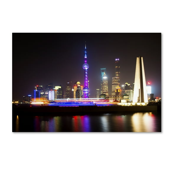 Trademark Fine Art 'Shanghai City' Canvas Art by Philippe Hugonnard