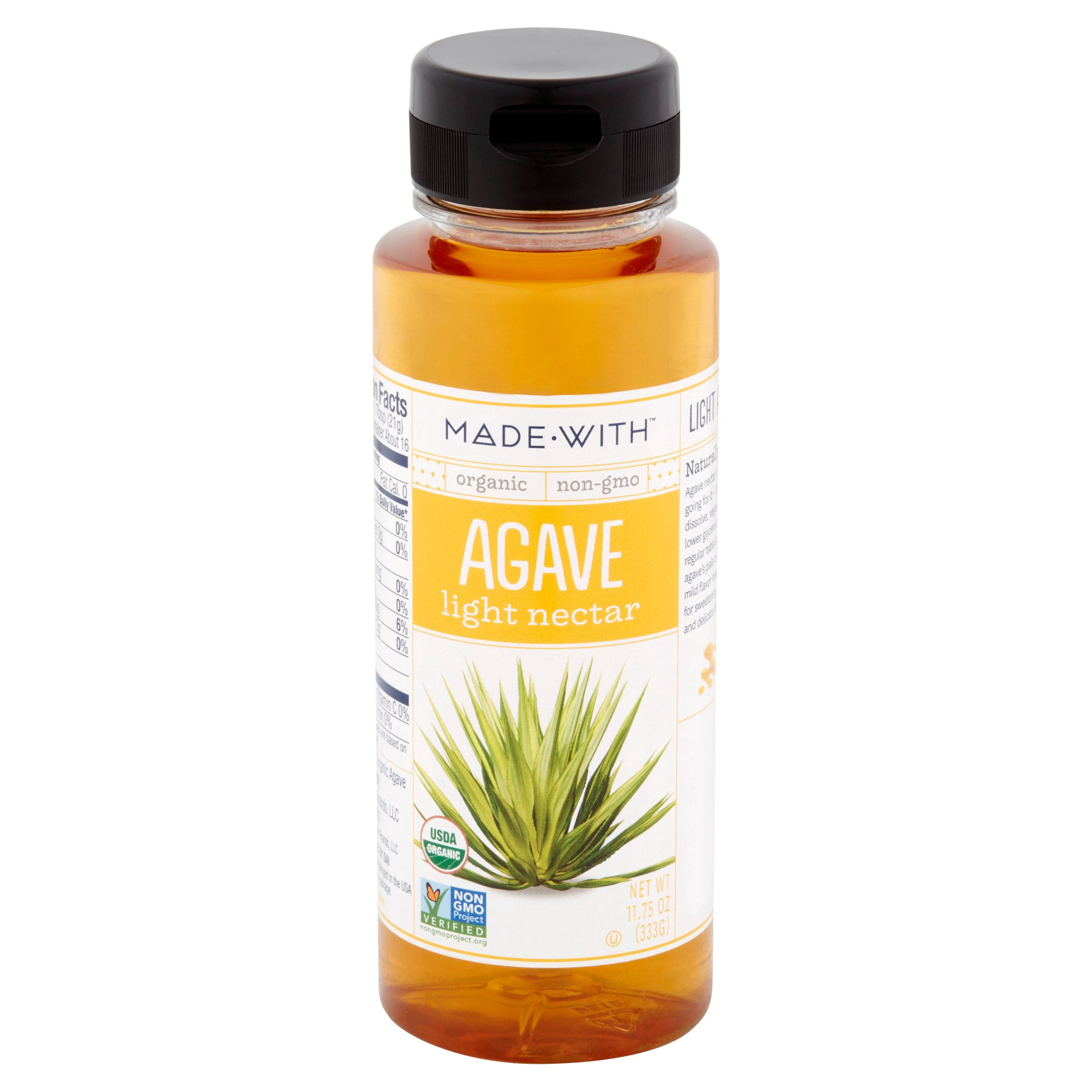 Made-With Organic Agave Light Nectar, 11.75 oz, 6 pack