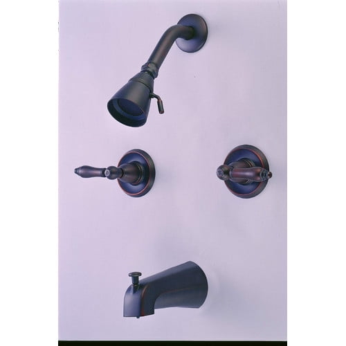 Hardware House Two Handle Tub and shower Combo Faucet - Finish: Classic ...