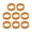Orange, variant on Lerpwige 8pcs Silicone Rings not Wear Silicone Covers Easy to Use for P5 Controller