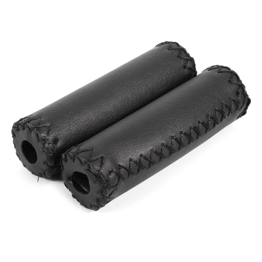 Mgaxyff Leather Handle Grip, Leather Handle Bar,1 Pair Three Colors