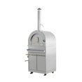 thumbnail image 3 of Four à Pizza Extérieur Professionnel en Acier Inoxydable à Bois avec Armoire de Rangement, 3 of 5