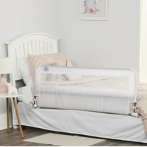Regalo Hideaway 54" Extra Long Bed Rail Guard for Toddlers with Reinforced Anchor Safety System