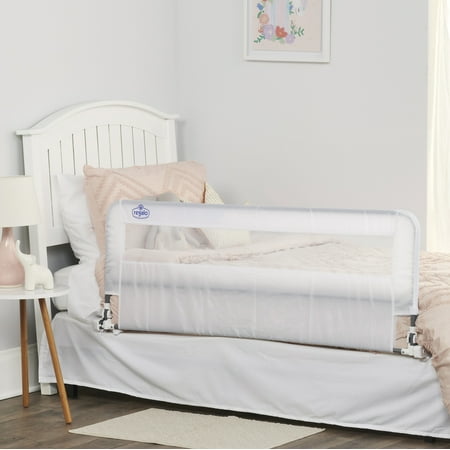 Regalo Hideaway 54-Inch Extra Long Bed Rail Guard, with Reinforced Anchor Safety System