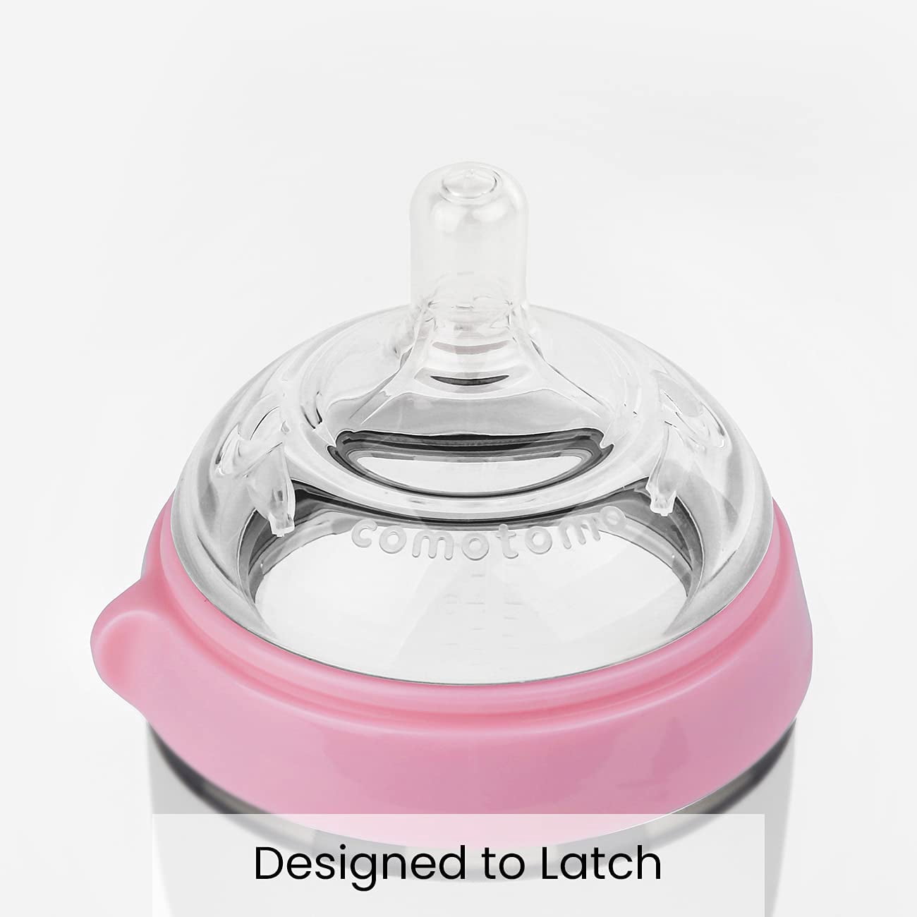 (2 pack) Comotomo Baby Bottle - 5oz, Pink, 2 Pack