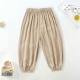 thumbnail image 2 of KONDYS Little Child Baby Pants Long Pants Soft Harem Pants For Boys Girls Boys Summer Bloomers Girls Air Conditioning Pants Casual Lightweight Children Trousers, 2 of 8