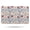 Pioneer Flower Floral-2, variant on Pioneer Flower Floral Print Pattern Bathroom Rugs Mat, Non Slip Microfiber Bathroom Rug with Rubber Backing, Soft Mats for Bathroom Floor Tub Shower, 24"x60"
