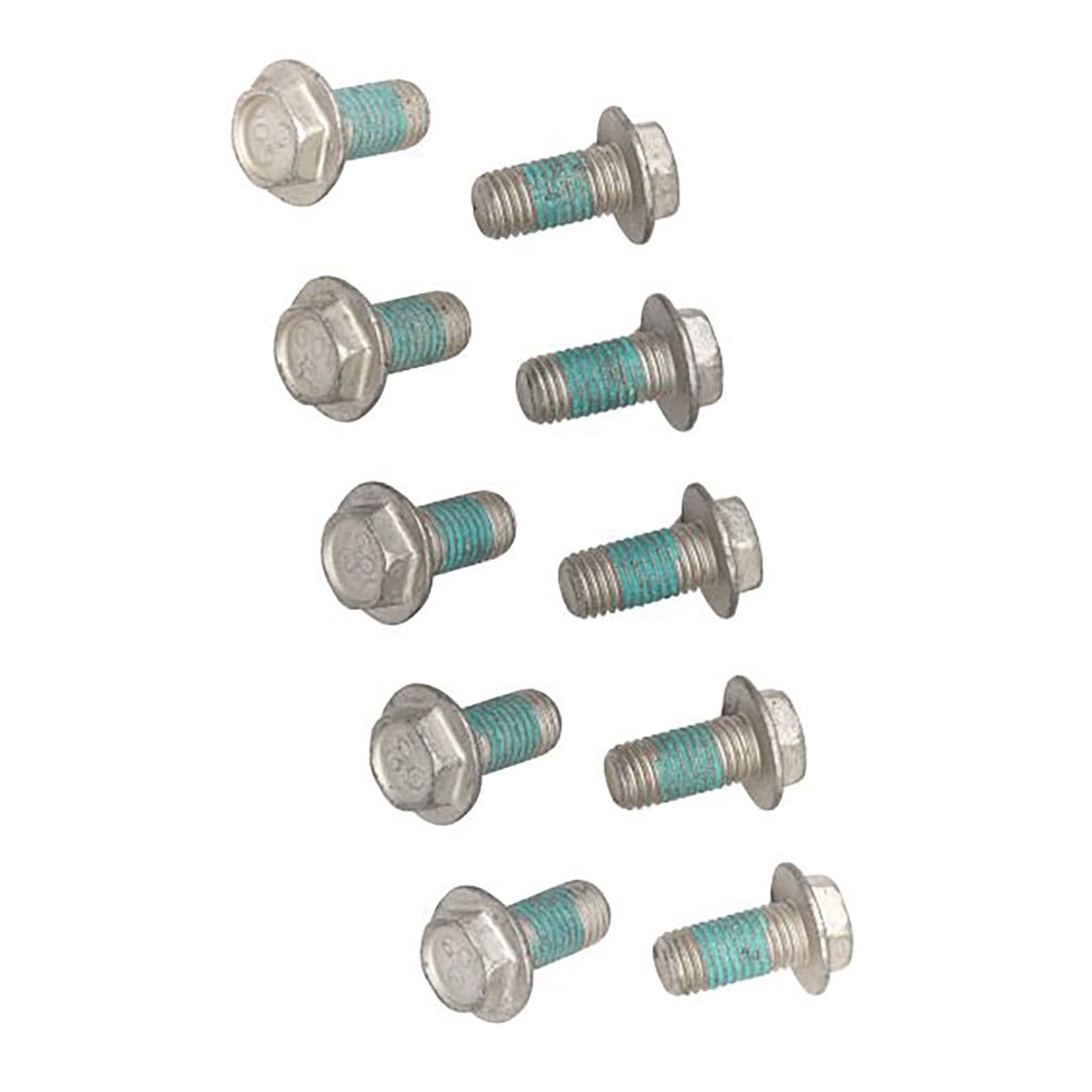 KarParts360 For Chevy Camaro 2010-2024 Multi-Purpose Bolt | 10 Pieces | Made Of Steel | Hex Head Type | Gray | Zinc Coated Finish | Heat Hardened | 0.25 Inches Thread Diameter