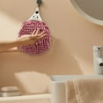 thumbnail image 3 of RKZDSR 3-PC Super Absorbent Chenille Hanging Hand Towels, 7.9"x7.9" Microfiber Quick-Drying Hand Balls with Hanging Loop for Bathroom & Kitchen, 3 of 7