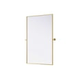 thumbnail image 4 of Elegant Kitchen and Bath Amoura 48x30 Pivot Mirror in Brass, 4 of 8