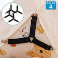 Adjustable Bed Sheet Holder Straps, Triangle NonSlip Elastic Mattress