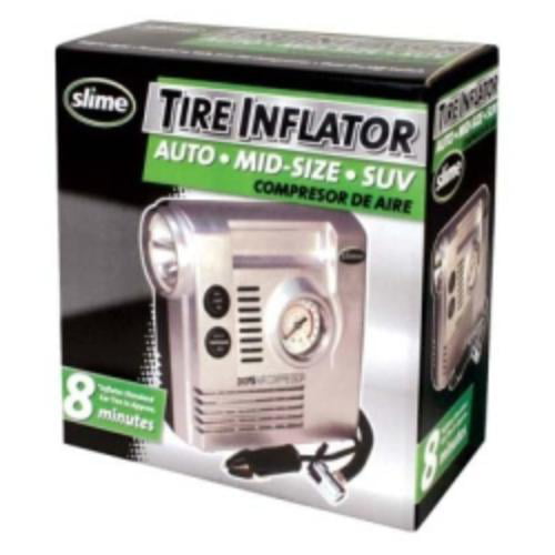 Slime Portable 12 Volt Tire Inflator With Built In Gauge And Light Walmartcom
